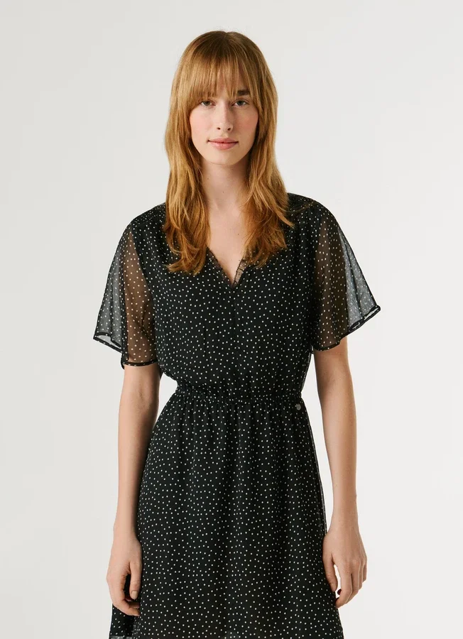 Mini-Kleid mit Polka-Dots Mini-Kleid mit Polka-Dots