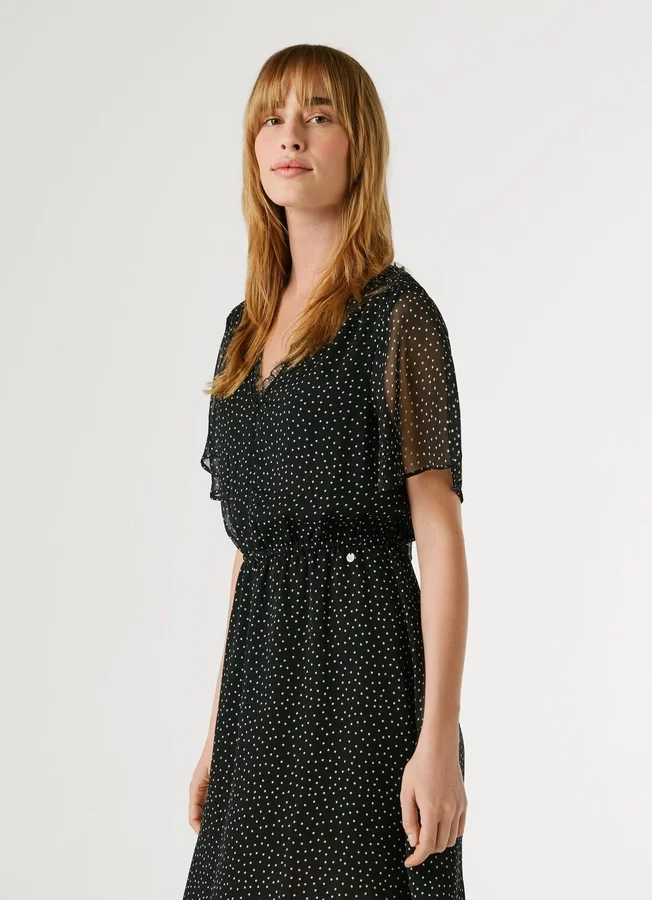 Mini-Kleid mit Polka-Dots Mini-Kleid mit Polka-Dots