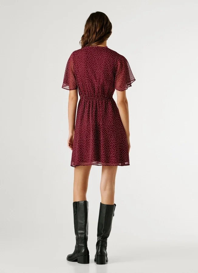 Mini-Kleid mit Polka-Dots Mini-Kleid mit Polka-Dots