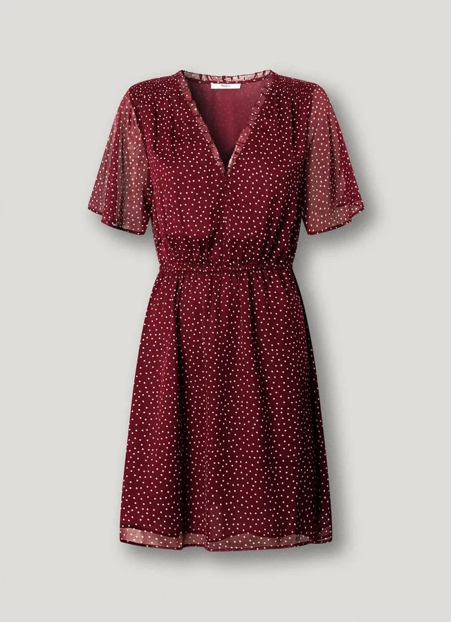 Mini-Kleid mit Polka-Dots Mini-Kleid mit Polka-Dots