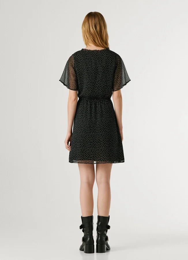 Mini-Kleid mit Polka-Dots Mini-Kleid mit Polka-Dots