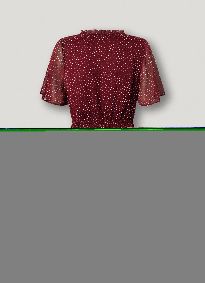Mini-Kleid mit Polka-Dots Mini-Kleid mit Polka-Dots