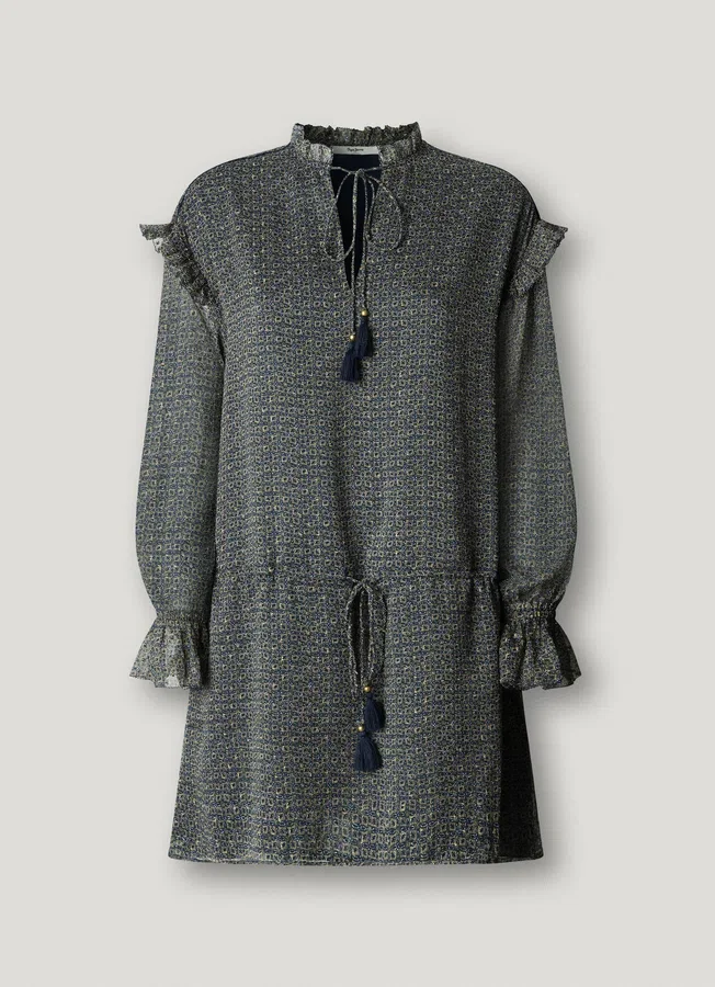 Mini-Kleid mit Rüschen Mini-Kleid mit Rüschen