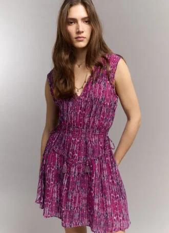 Minikleid mit abstraktem Print