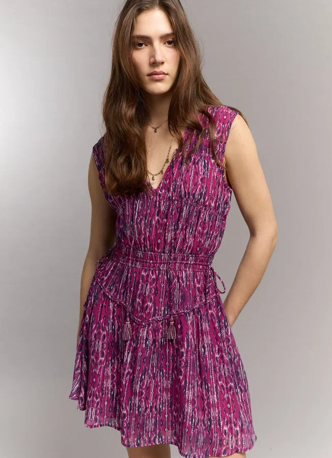 Minikleid mit abstraktem Print Minikleid mit abstraktem Print