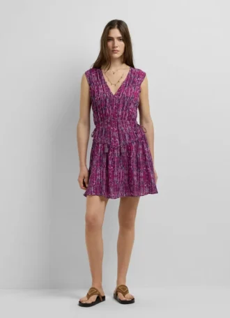 Minikleid mit abstraktem Print