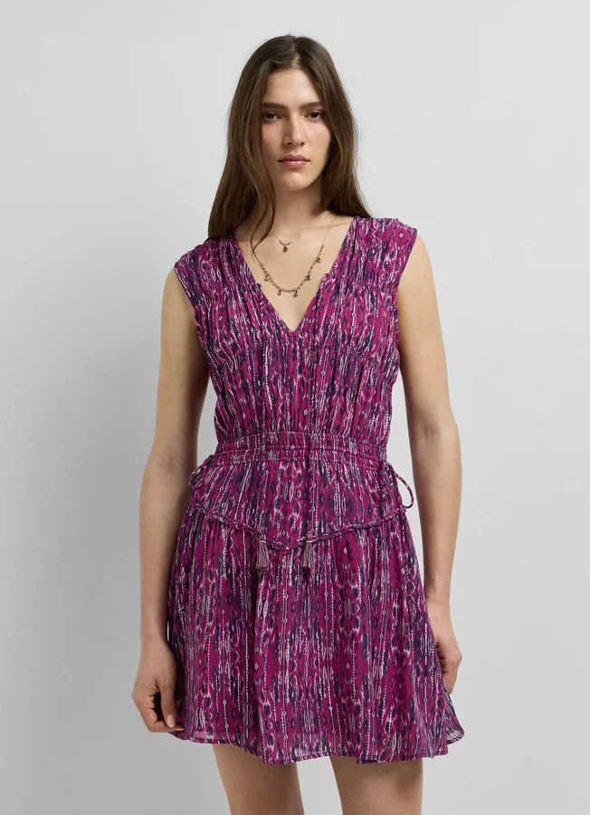 Minikleid mit abstraktem Print Minikleid mit abstraktem Print