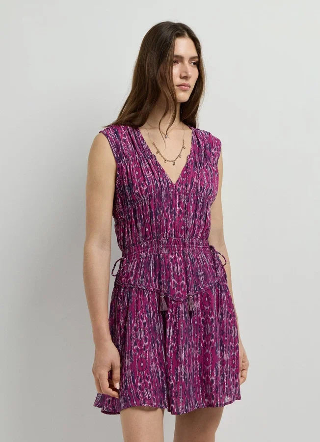 Minikleid mit abstraktem Print Minikleid mit abstraktem Print