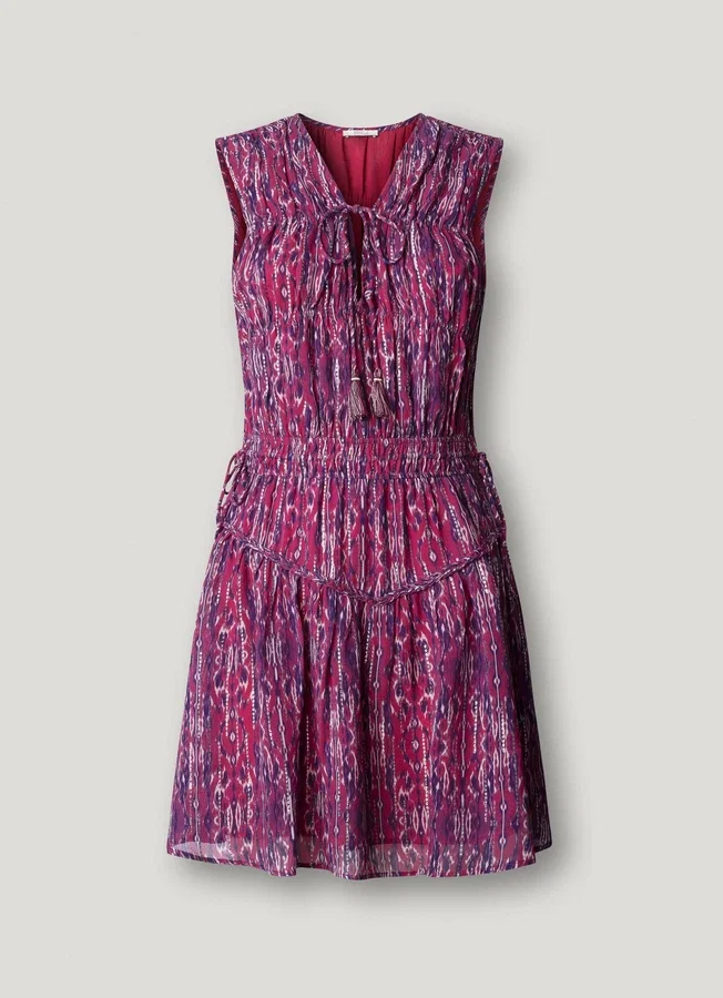 Minikleid mit abstraktem Print Minikleid mit abstraktem Print