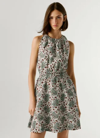 Minikleid mit Blumenprint