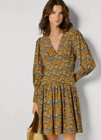 Minikleid mit Blumenprint