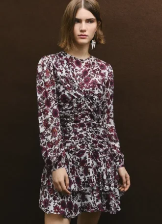 Minikleid mit Blumenprint