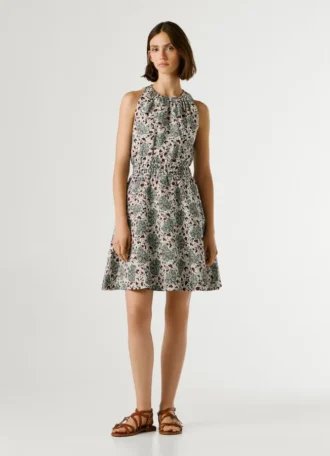Minikleid mit Blumenprint