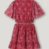 Minikleid mit Blumenprint