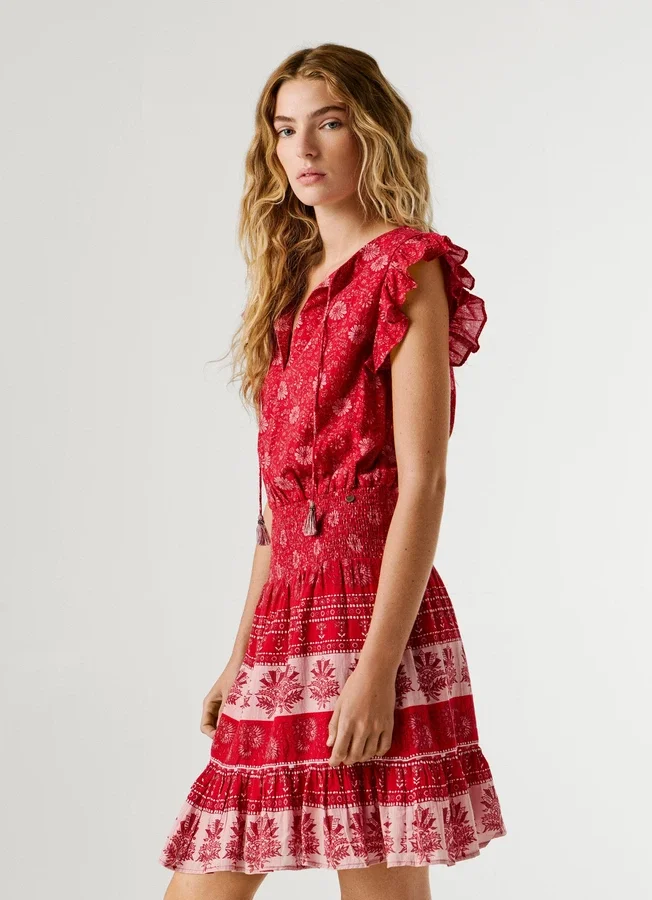 Minikleid mit Blumenprint Minikleid mit Blumenprint