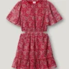 Minikleid mit Blumenprint