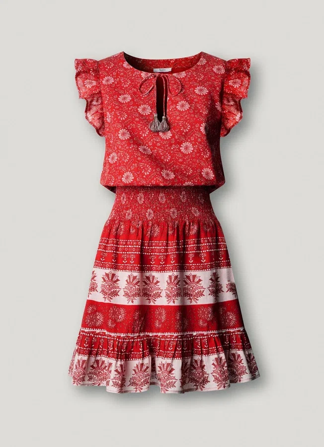 Minikleid mit Blumenprint Minikleid mit Blumenprint