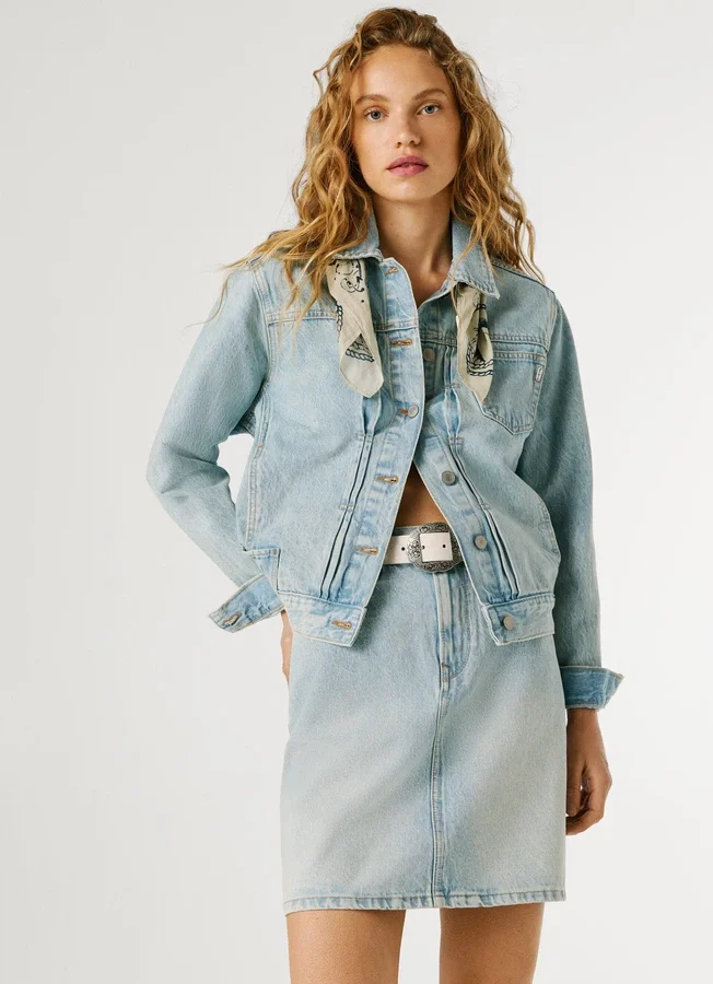 Minirock aus Denim in Regular-Fit Minirock aus Denim in Regular-Fit