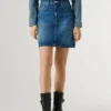 Minirock aus Denim in Regular-Fit