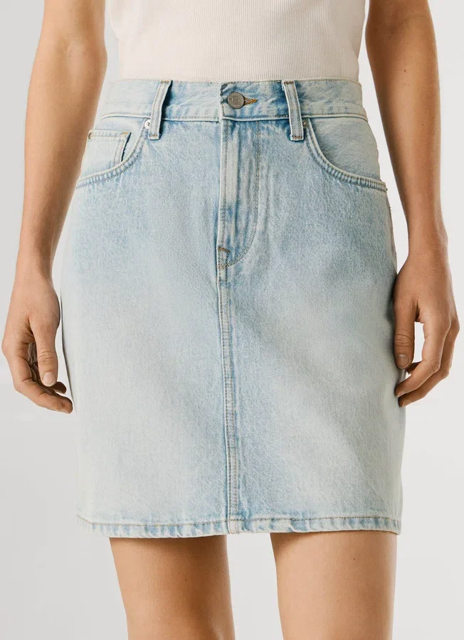Minirock aus Denim in Regular-Fit Minirock aus Denim in Regular-Fit