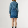 Minirock aus Denim in Regular-Fit