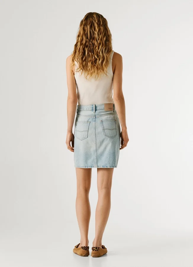Minirock aus Denim in Regular-Fit Minirock aus Denim in Regular-Fit
