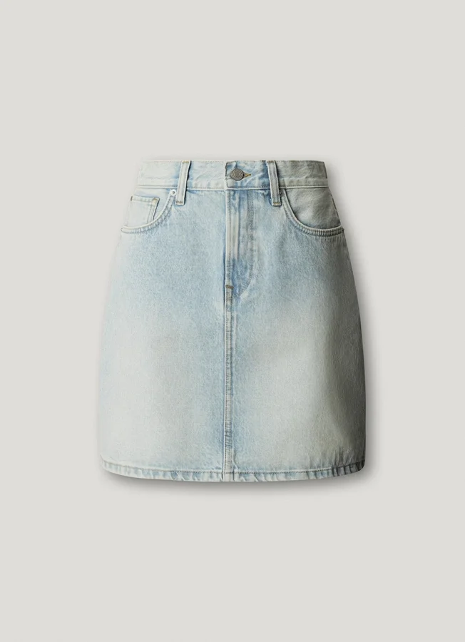 Minirock aus Denim in Regular-Fit Minirock aus Denim in Regular-Fit