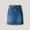 Minirock aus Denim in Regular-Fit