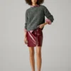 Minirock aus Lackleder Minirock aus Lackleder