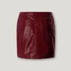 Minirock aus Lackleder Minirock aus Lackleder