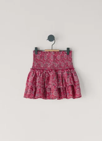 Minirock mit Blumenprint