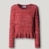 Mouliné-Pullover mit Rundhalsausschnitt Mouliné-Pullover mit Rundhalsausschnitt