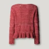 Mouliné-Pullover mit Rundhalsausschnitt Mouliné-Pullover mit Rundhalsausschnitt