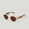 Ovale Sonnenbrille