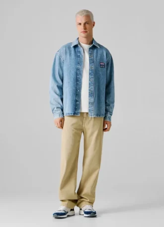 overshirt aus denim in lockerer passform 2 1 330x456 - Overshirt aus Denim in lockerer Passform