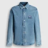 Overshirt aus Denim in lockerer Passform