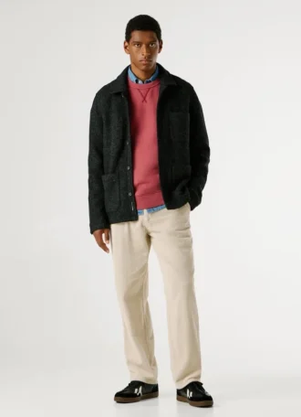 Overshirt aus Wollmischung