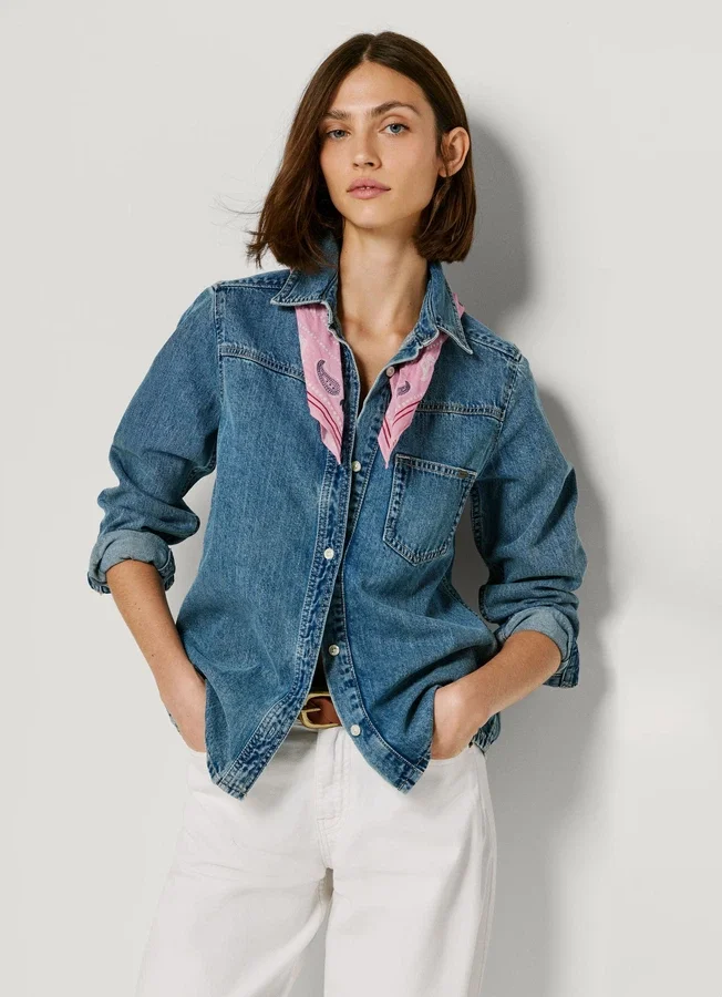 Oversized-Denimhemd Oversized-Denimhemd