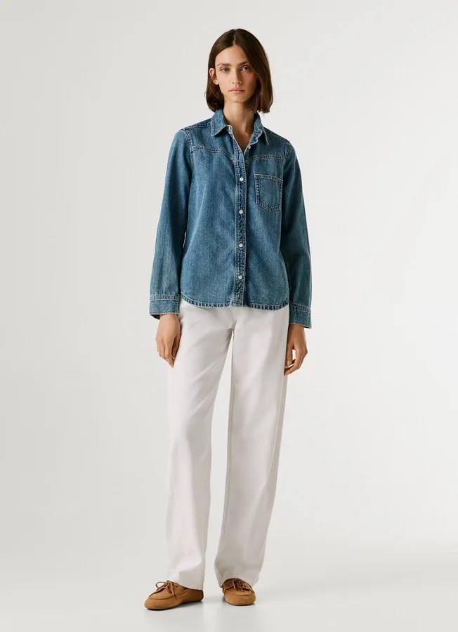 Oversized-Denimhemd Oversized-Denimhemd