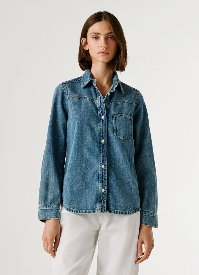 Oversized-Denimhemd Oversized-Denimhemd