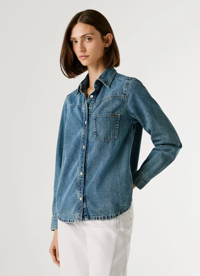 Oversized-Denimhemd Oversized-Denimhemd
