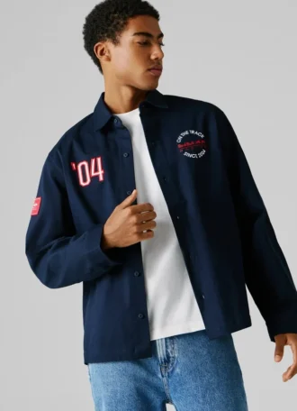 Oversized-Twill-Overshirt