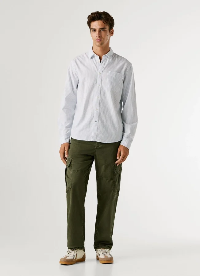Oxford-Hemd mit Streifen in Regular Fit Oxford-Hemd mit Streifen in Regular Fit