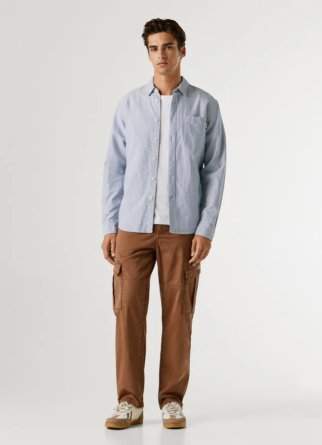 Oxford-Hemd mit Streifen in Regular Fit Oxford-Hemd mit Streifen in Regular Fit