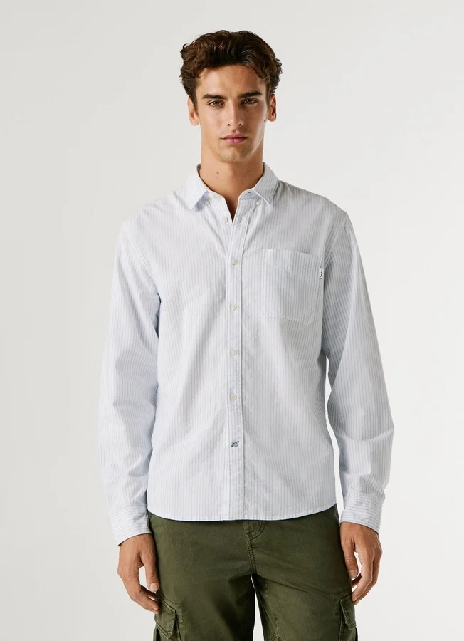 Oxford-Hemd mit Streifen in Regular Fit Oxford-Hemd mit Streifen in Regular Fit