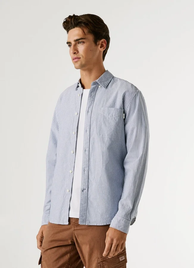 Oxford-Hemd mit Streifen in Regular Fit Oxford-Hemd mit Streifen in Regular Fit