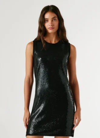Pailletten-Minikleid