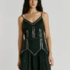 Pailletten-Minikleid