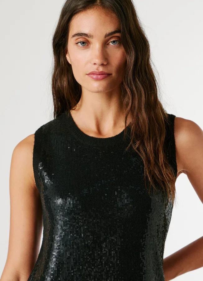 Pailletten-Minikleid Pailletten-Minikleid