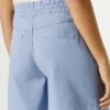 Paperbag-Shorts aus Twill Paperbag-Shorts aus Twill